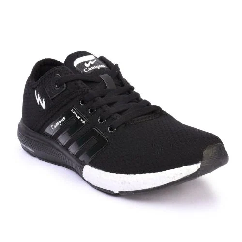 Campus BATTLE Black Men's Running Shoes
