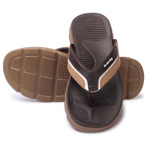 Electra brown Casuals Flip-flops For Men