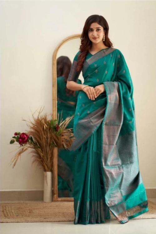 TRINITIFAB Saree | Women Saree | Women Ethnic Wear Saree | Traditional saree | Silk saree | Cotton saree | Party wear saree | Wedding saree | Designer saree | Party wear saree | Wedding saree | Printed saree | Plain saree-(Rama)