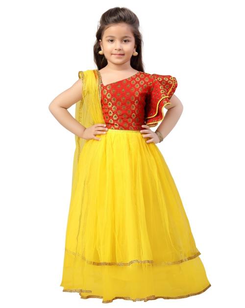 Buy Aarika Girls RedYellow Color Lehenga Choli Set Online at Best Prices in India JioMart.