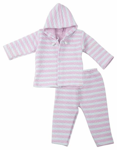 Dowin Thermal Front Open Polyfill Baby Suit for Winters(Thermal_Suit_Polyfill_Pink_L)