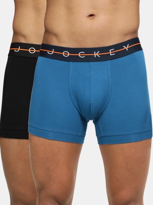 Jockey Men's Assorted Solid Cotton Blend Trunks
