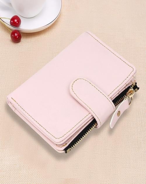 SHAMRIZ Women & Girls Wallet Purse Bag| Fashion Bag| Gift for Girls| Ladies Purse|Leather Purse Baby Pink