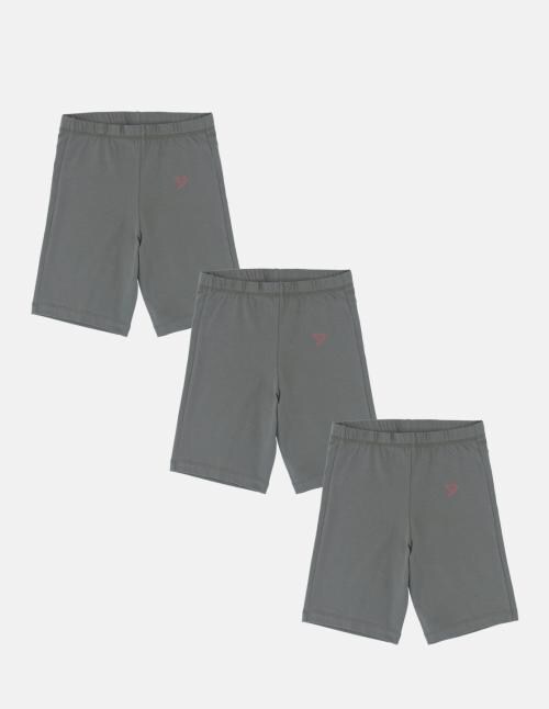 TWIN BIRDS Grils Solid pack of 3 Skinny Fit Knee Length Shorts