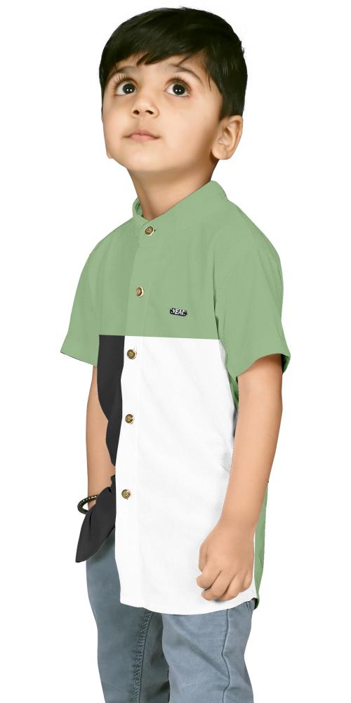Jaimin Fashion 3SQURE boys pista shirt (3-4 Years)