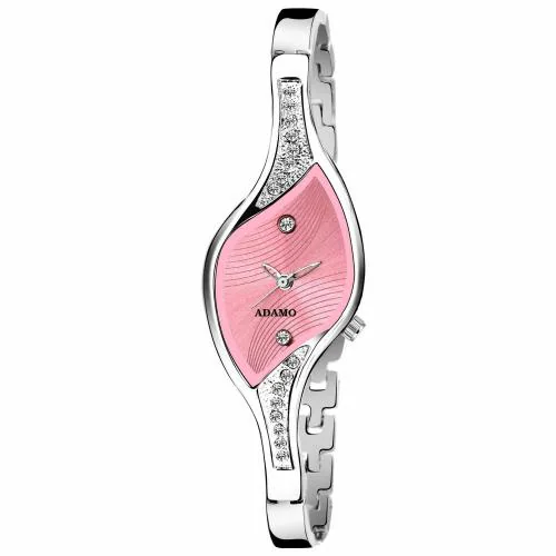 ADAMO Enchant Pink Dial Women's & Girl's Watch 9710SM06