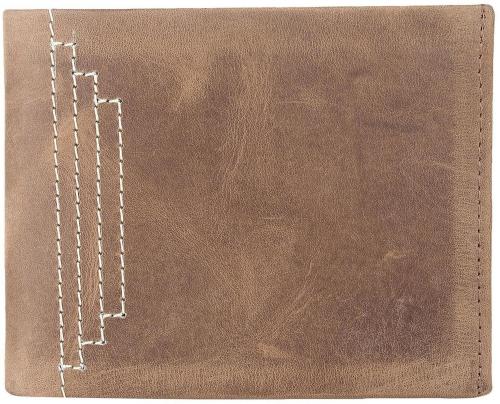 Leather Complex Men Brown Rfid Wallet