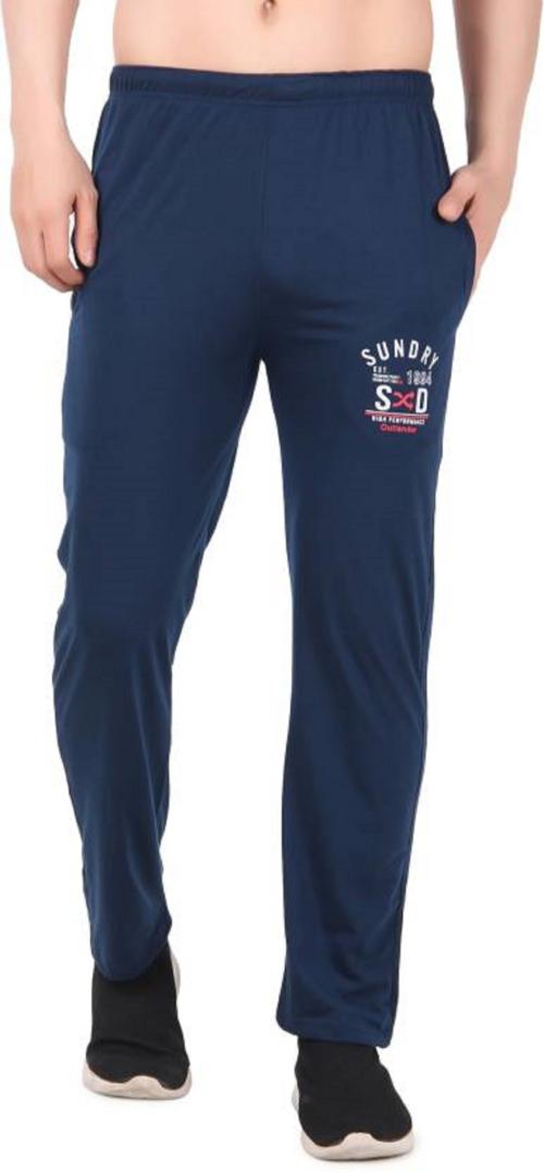 Sundry Men Printed Blue Track Pants | Track Pants |Blue Track Pants |