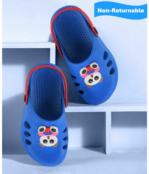 NEOBABY Blue Boys & Girls Sling Back Clogs
