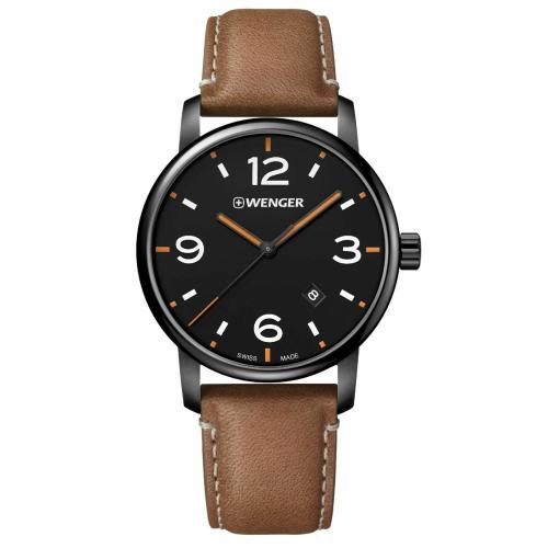 Wenger Swiss Made Urban Metropolitan Analog Black Dial Men's Watch - 01.1741.134