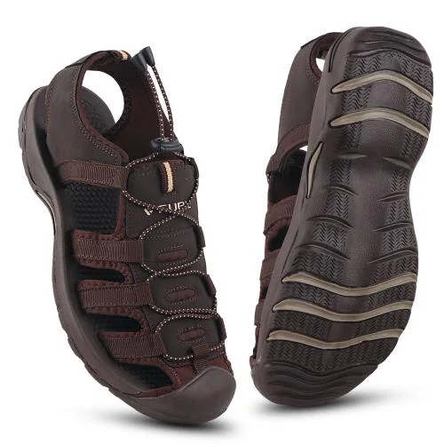 FUEL Fisherman Sandals for Men Comfortable & Lightweight, Flexible & Breathable Stylish Casual Sandals Protective Bump Toe Perfect Outdoor Beach Anti-Skid Sports Footwear For Gents.