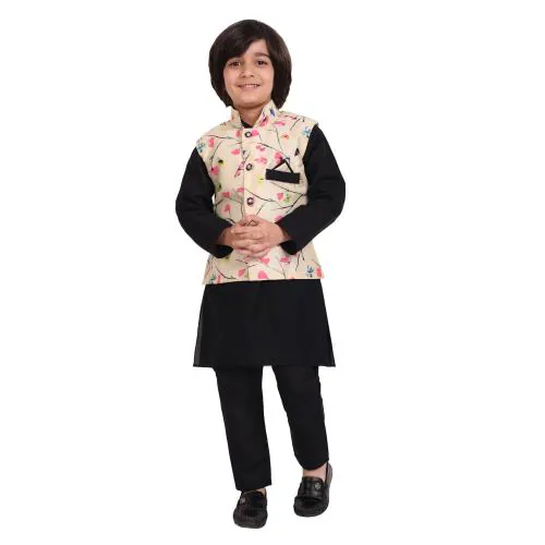 DIGIMART Cotton Full Sleeves Kurta Pyjama Set For Boys