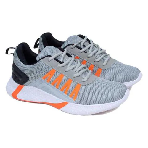 Oricum kids Grey Sports Running And Walking Shoes For Kids