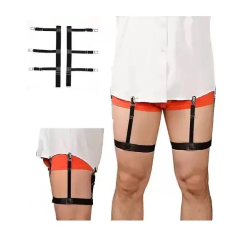 ZaySoo Brats N Beauty X- Back Suspenders for Men (Black)