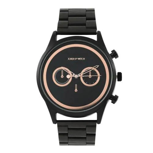 Joker & Witch Black Analog Watch For Men