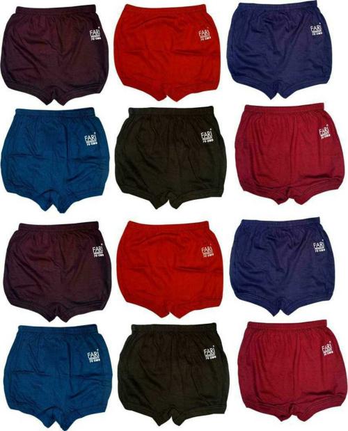 Be Perfect Baby Girls Multicolor Hosiery Pack Of 12 Panties (6-7Y)