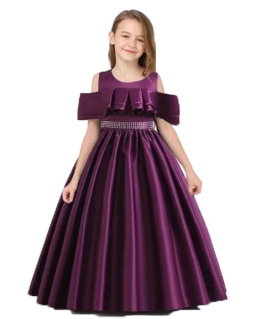 My Lil Princess Girls Flappy Purple Purple Dress for Girls