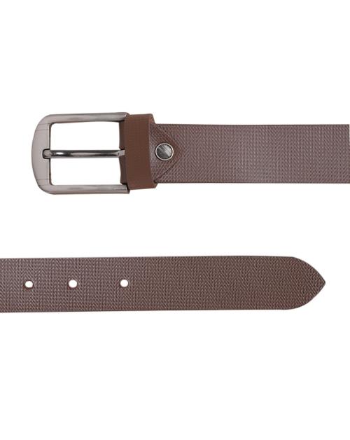 The Mini Needle Men Brown Leather Belt_40