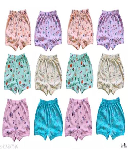 PC Peridot Credo Kids Inner Bottom Wear l Shorty l Combo Pack of 12 l Kids Wear