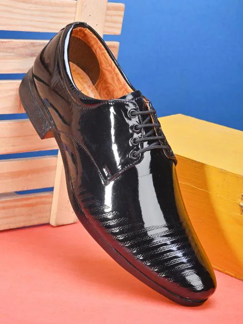 Urban Shoes Formal Shoes for Men_Black JioMart
