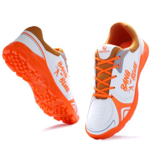 PRO KVH Bang Orange Cricket Shoe Light Weight Durable Economical Cricket Spike Shoe