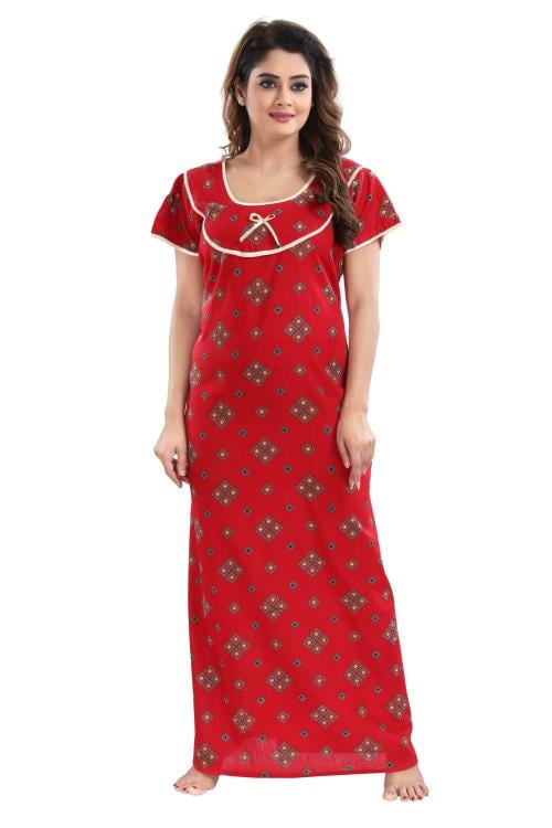 Cinco Women Cotton Nightdress Nighty JioMart