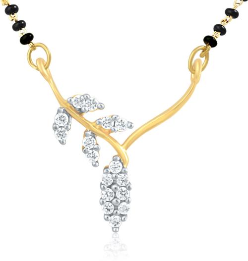 Buy Mahi GoldPlated Pendant And Chain For Women (Ps1191434G) Online at