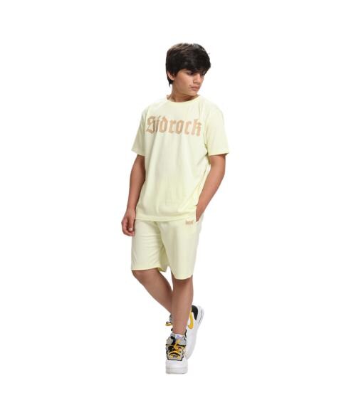 Sid Rock Cotton Spandex Co-ord Set|Sport Wear Pattern | Summer Style| T'shirt & Shorts set for Boys