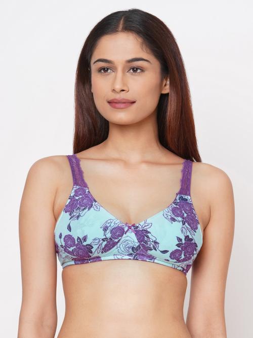 Buy Inner Sense Organic Cotton Antimicrobial Lace Back Lightly Padded  Non-wired Bra Online at Best Prices in India - JioMart.