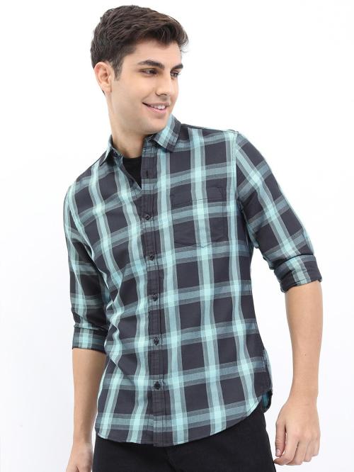 KETCH Men Slim Fit Checked Casual Shirt
