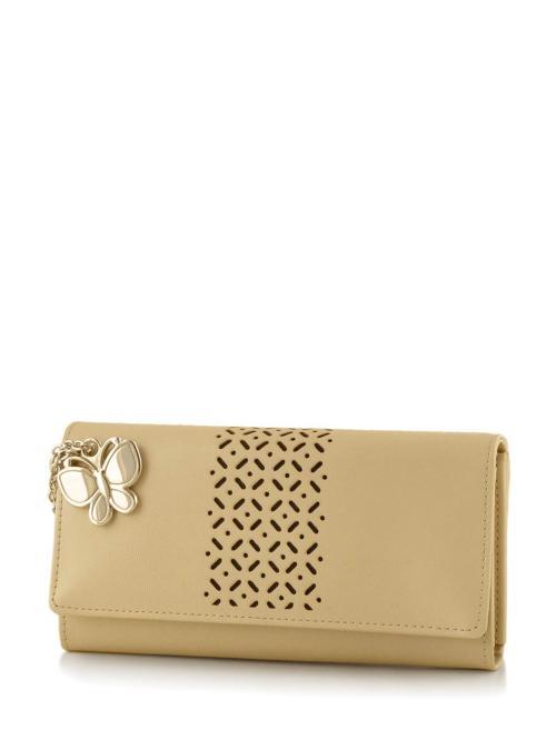 Butterflies Womens Cream Wallet (Bns 2386Crm)