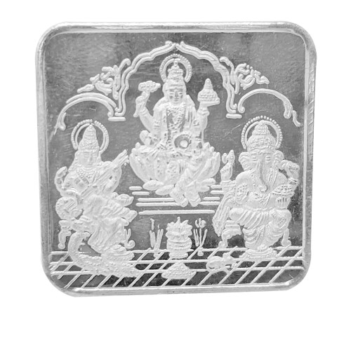 AURA Jewels - 999 Purity Silver Coin 50 Gram, Pure Silver Coin