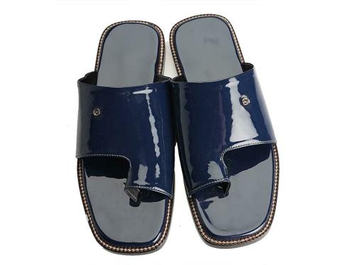 Pelle Lavoro Men Genuine Leather Sandals (Blue) Size 6
