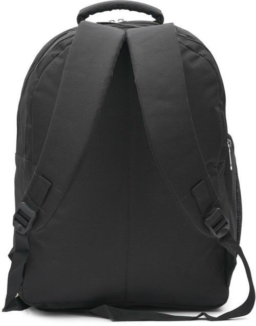 Leerooy Black Canvas School Bag Backpack, 30 L