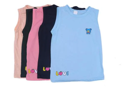 Navjai Born-Baby Cotton Regular Vest Innerwear T-shirt Set of 5 for Kid