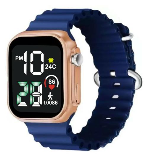 MVS Digital Square Dial | Multicolor Digits | Dummy Icons Ultra Design Watch | Date & Month Display | for Boys & Girls |