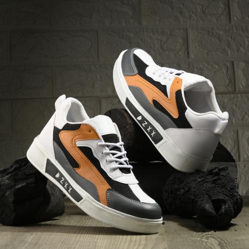 Dexture Trade Trendy & Stylish Lace up Sneakers for Men (Black)