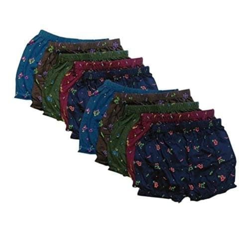 UNDERLOOP All Over Print Bloomers (itching Free Fabric) for Baby Boys and Baby Girls(Pack of 10)