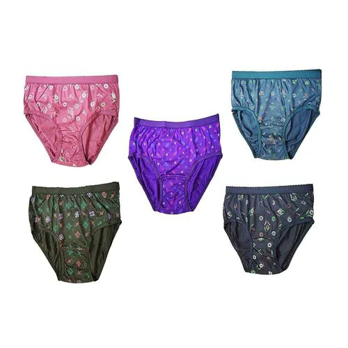 Neoteric Girls Cotton Printed Panties 90 cm Pack of 5