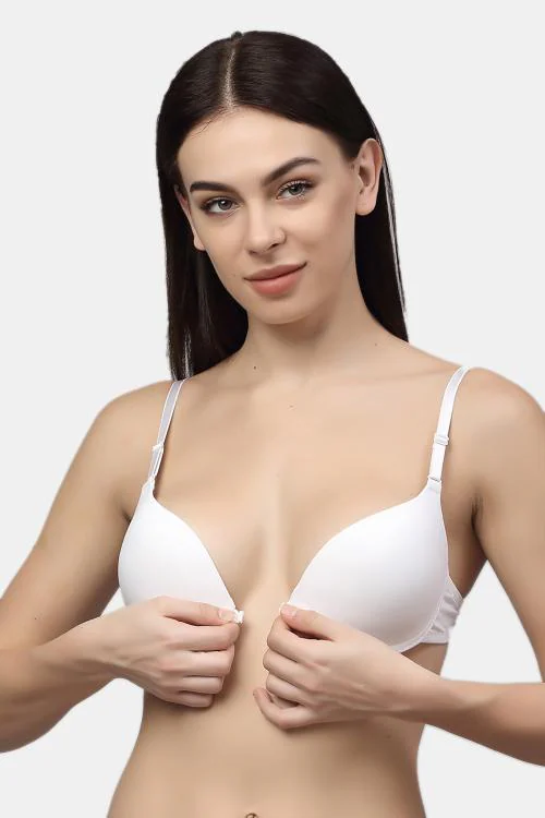 Buy PrettyCat White Solid Polycotton Push-Up Bra For Women(PCJ-BR-FO) Online  at Best Prices in India - JioMart.