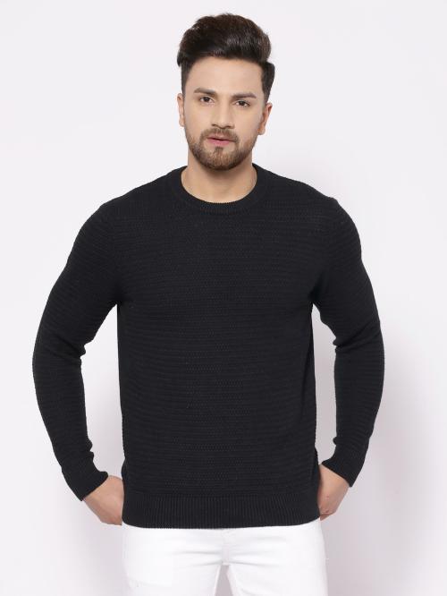 Red Tape Men's Black Sweater