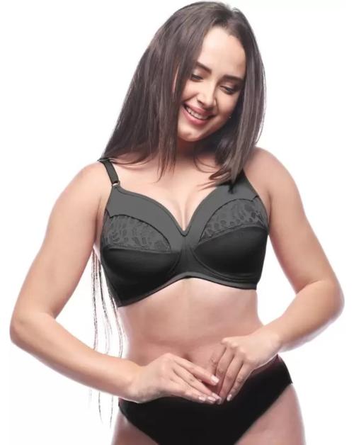 Lovable Women Full Coverage Non Padded Bra - 42C - Black