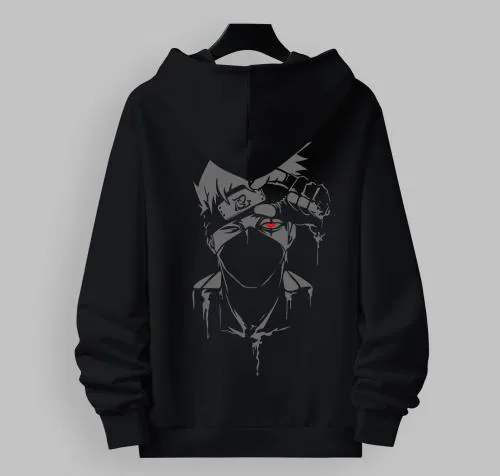 DE TEES MENS ANIME PRINTED HOODIES 220GSM