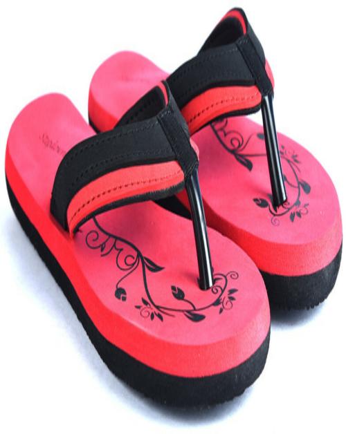 STEP DOWN Slippers For Women(Red )