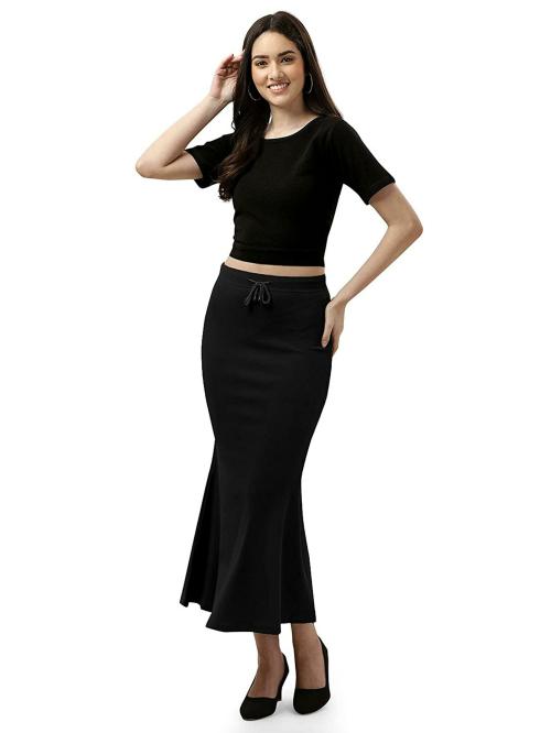 BUYONN Women Black Saree Shapewear (XXL)