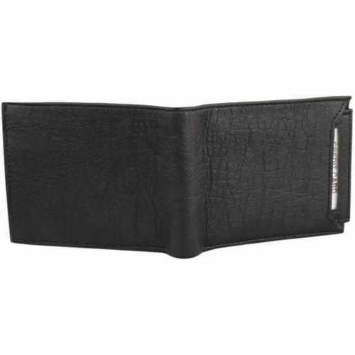 JDL Men Casual,Evening/Party,Trendy Black Artificial Leather Wallet (10 Card Slots)
