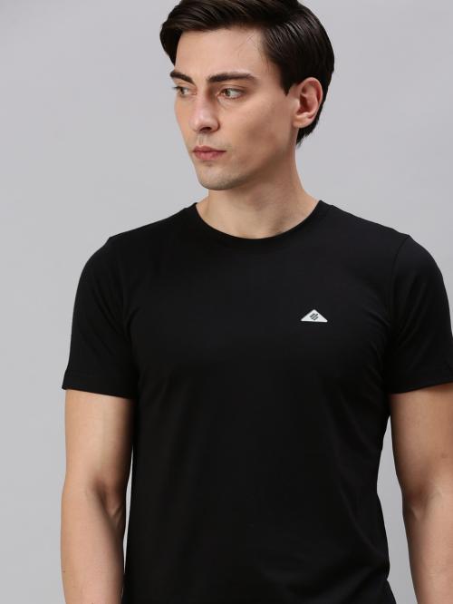 ONN Black Round Neck T-shirt for men Pack of 1