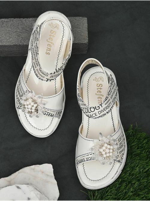 Stefens Casual wedges Sandal For Kids Girl's