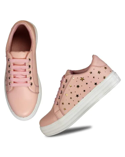 PrasKing Stylish Premium Top Lazer Star Sneaker Shoes for Women