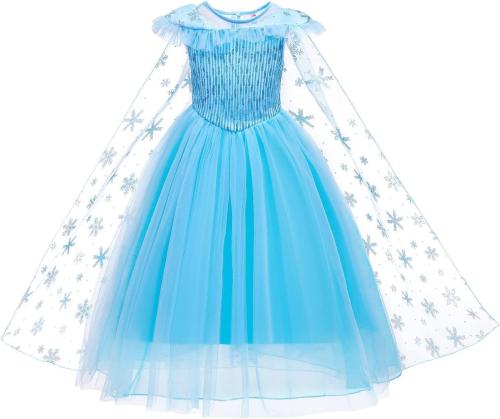 My Lil Princess Girls Frozen Elsa Anna Blue Dress for Girls
